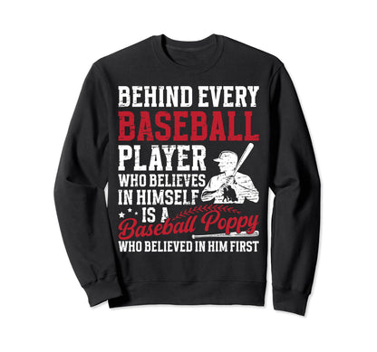 Baseball Poppy Who Believed Poppy Sweatshirt - Streetwear Style Unisex - T-Shirt, Sweatshirt, Hoodie