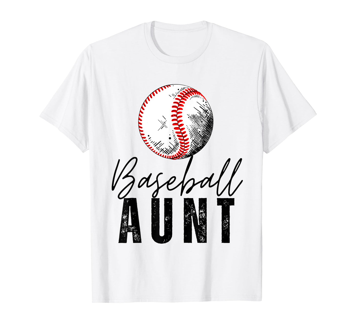 Baseball Aunt Family Matching Aunt T-Shirt - Aesthetic Graphic Unisex - T-Shirt, Sweatshirt, Hoodie