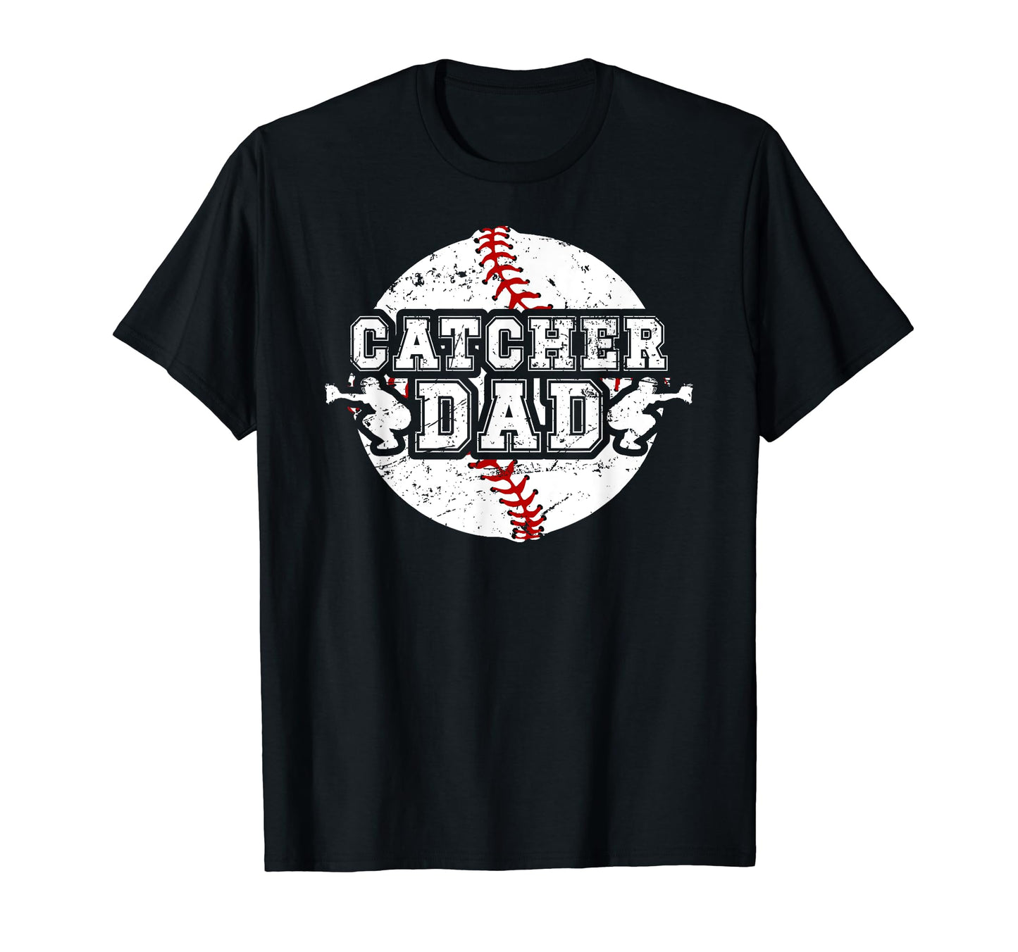 Baseball Catcher Dad Proud Baseball T-Shirt - Graphic Print Men Women - T-Shirt, Sweatshirt, Hoodie
