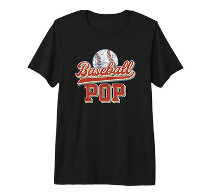 Mens Proud Baseball Pop Grandpa Pop T-Shirt - Streetwear Style Men Women - T-Shirt, Sweatshirt, Hoodie