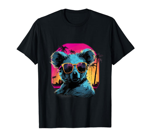 Funny Koalas Vaporwave Aesthetic Animal T-Shirt - Trendy Graphic Unisex - T-Shirt, Sweatshirt, Hoodie