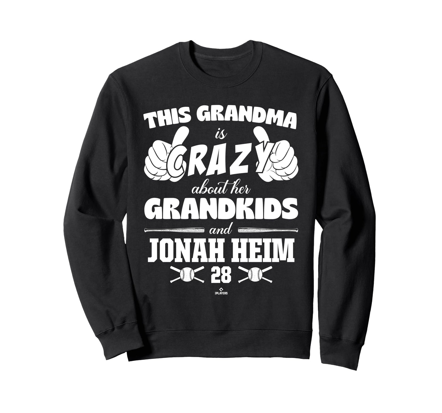 Grandma Crazy Jonah Heim Texas Sweatshirt - Streetwear Style Men Women - T-Shirt, Sweatshirt, Hoodie