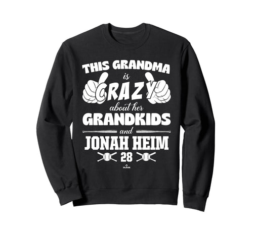 Grandma Crazy Jonah Heim Texas Sweatshirt - Streetwear Style Men Women - T-Shirt, Sweatshirt, Hoodie