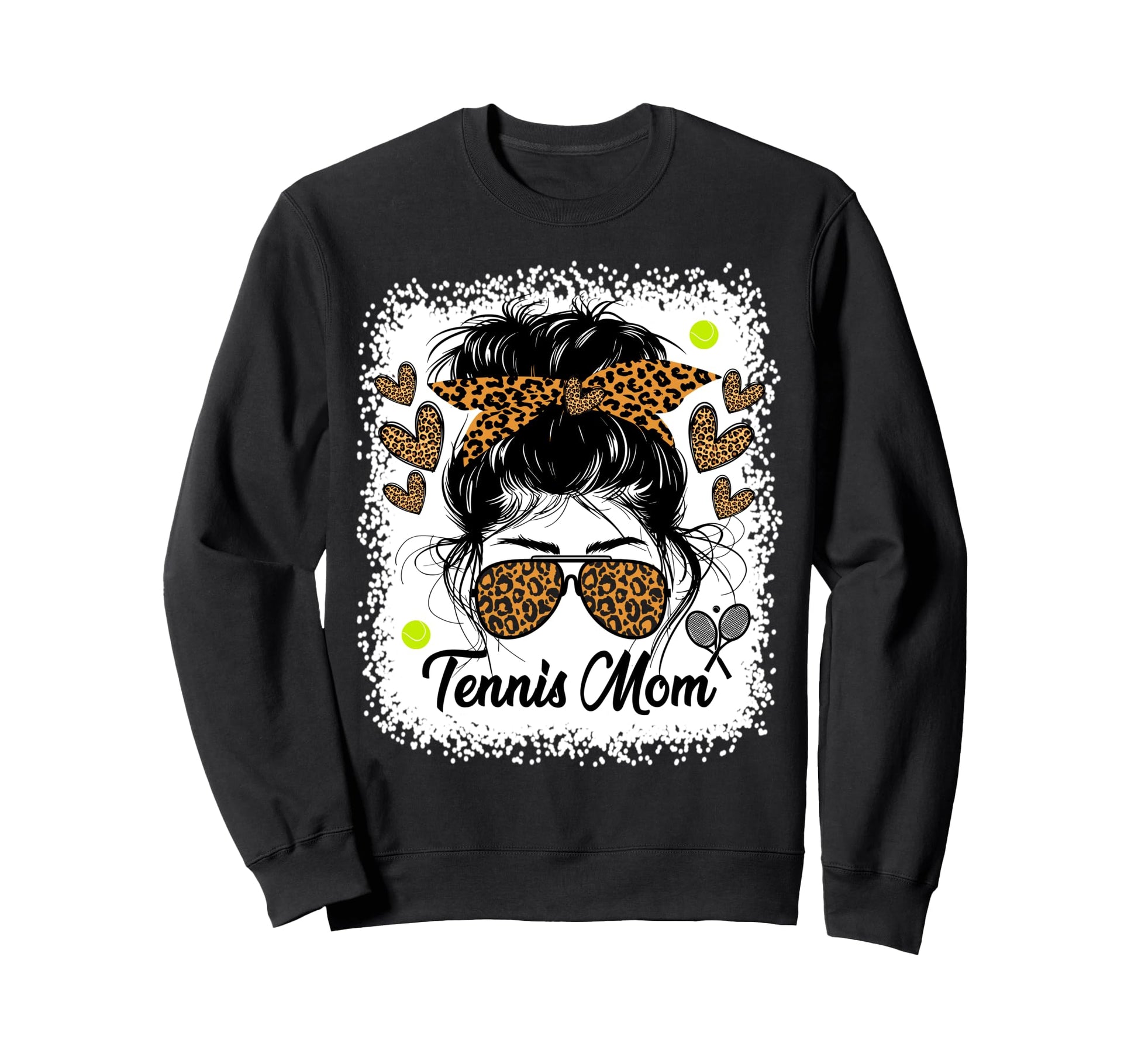 Tennis Mom Tennis Lovers Stylish Sweatshirt - Fun Novelty Design Men Women - T-Shirt, Sweatshirt, Hoodie