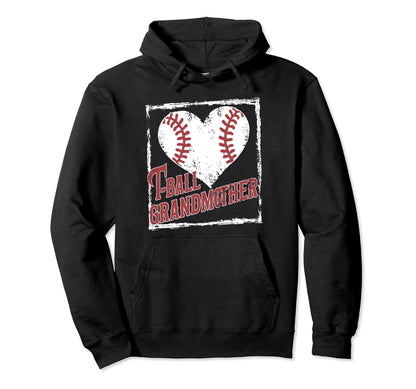 Baseball Grandma Grandmother Granny Hoodie - Aesthetic Graphic for Adults - T-Shirt, Sweatshirt, Hoodie