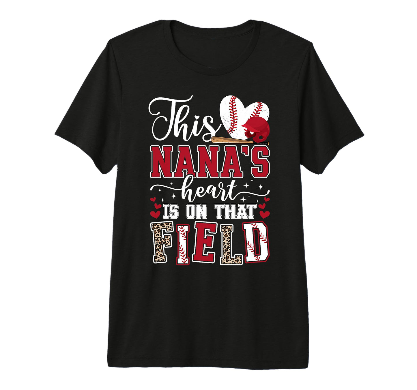 That Field Baseball Nana Baseball Player T-Shirt - Custom Art Print Unisex - T-Shirt, Sweatshirt, Hoodie