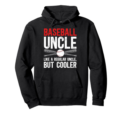 Baseball Uncle Definition Uncle Hoodie - Novelty Apparel for Adults - T-Shirt, Sweatshirt, Hoodie
