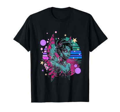 Vaporwave Fairy Aesthetic Synthwave Fairy T-Shirt - Novelty Apparel Unisex - T-Shirt, Sweatshirt, Hoodie