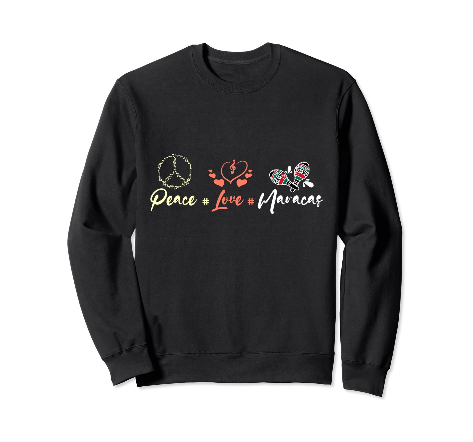 Maracas Player Mexican Chac Sweatshirt - Fun Novelty Design for Adults - T-Shirt, Sweatshirt, Hoodie