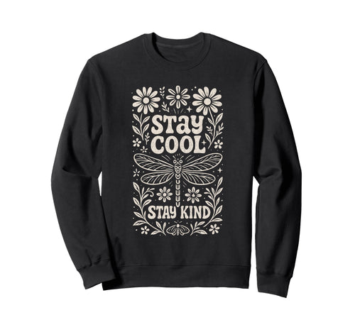 Stay Stay Kind 70S Flower Power Summer Sweatshirt - Custom Art Print Unisex - T-Shirt, Sweatshirt, Hoodie