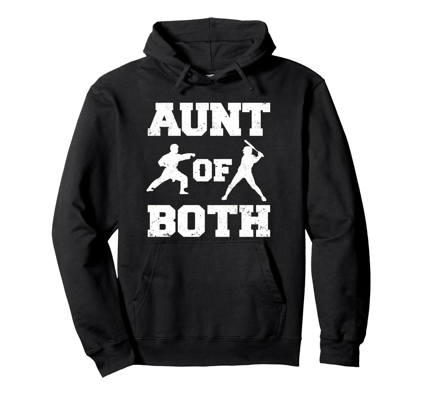 Aunt Both Karate And Baseball Funny Hoodie - Custom Art Print Men Women - T-Shirt, Sweatshirt, Hoodie