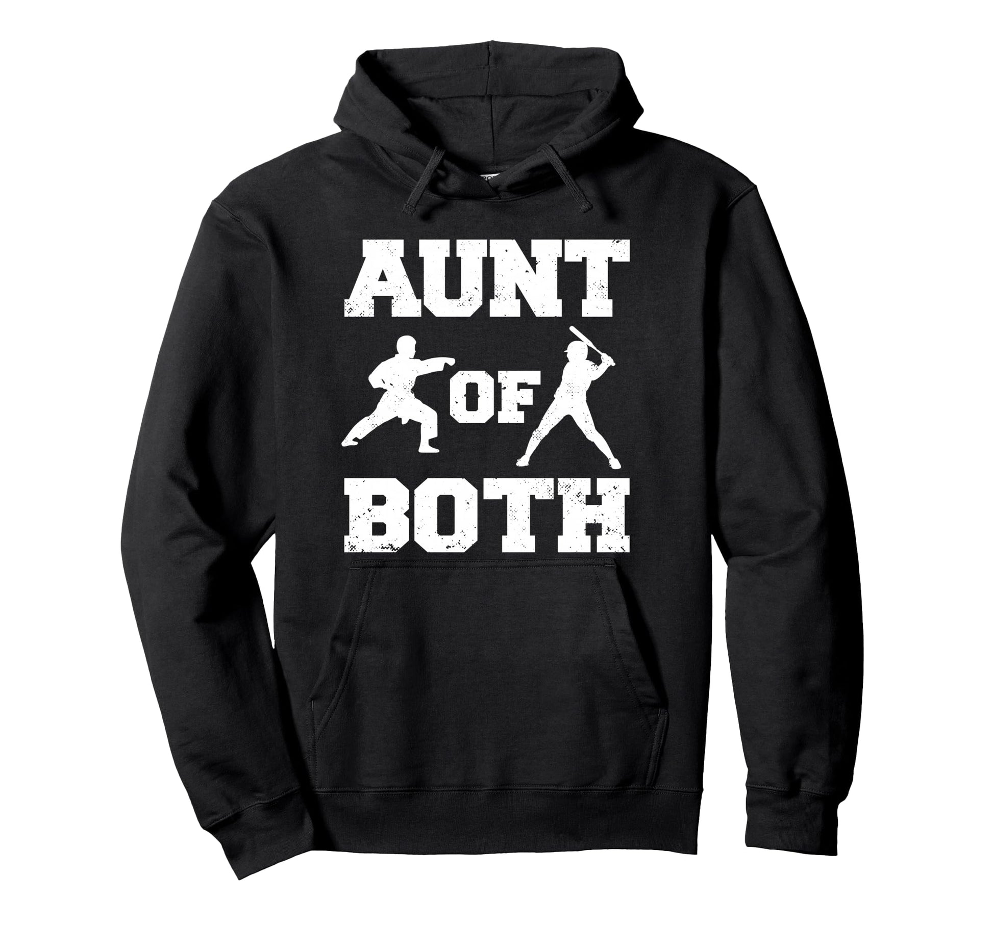 Aunt Both Karate And Baseball Funny Hoodie - Custom Art Print Men Women - T-Shirt, Sweatshirt, Hoodie