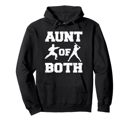 Aunt Both Karate And Baseball Funny Hoodie - Custom Art Print Men Women - T-Shirt, Sweatshirt, Hoodie