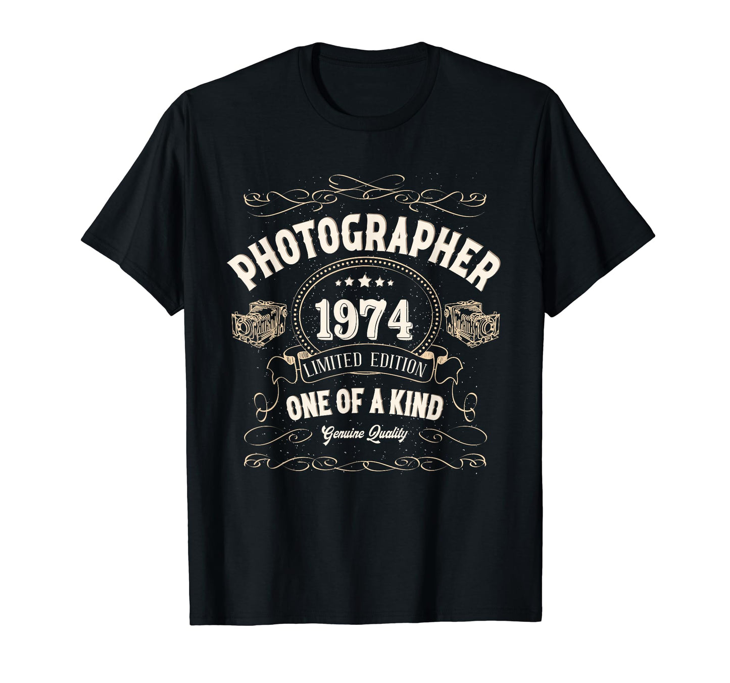Photographer Attire Born 1974 To Capture T-Shirt - Custom Art Print Unisex - T-Shirt, Sweatshirt, Hoodie