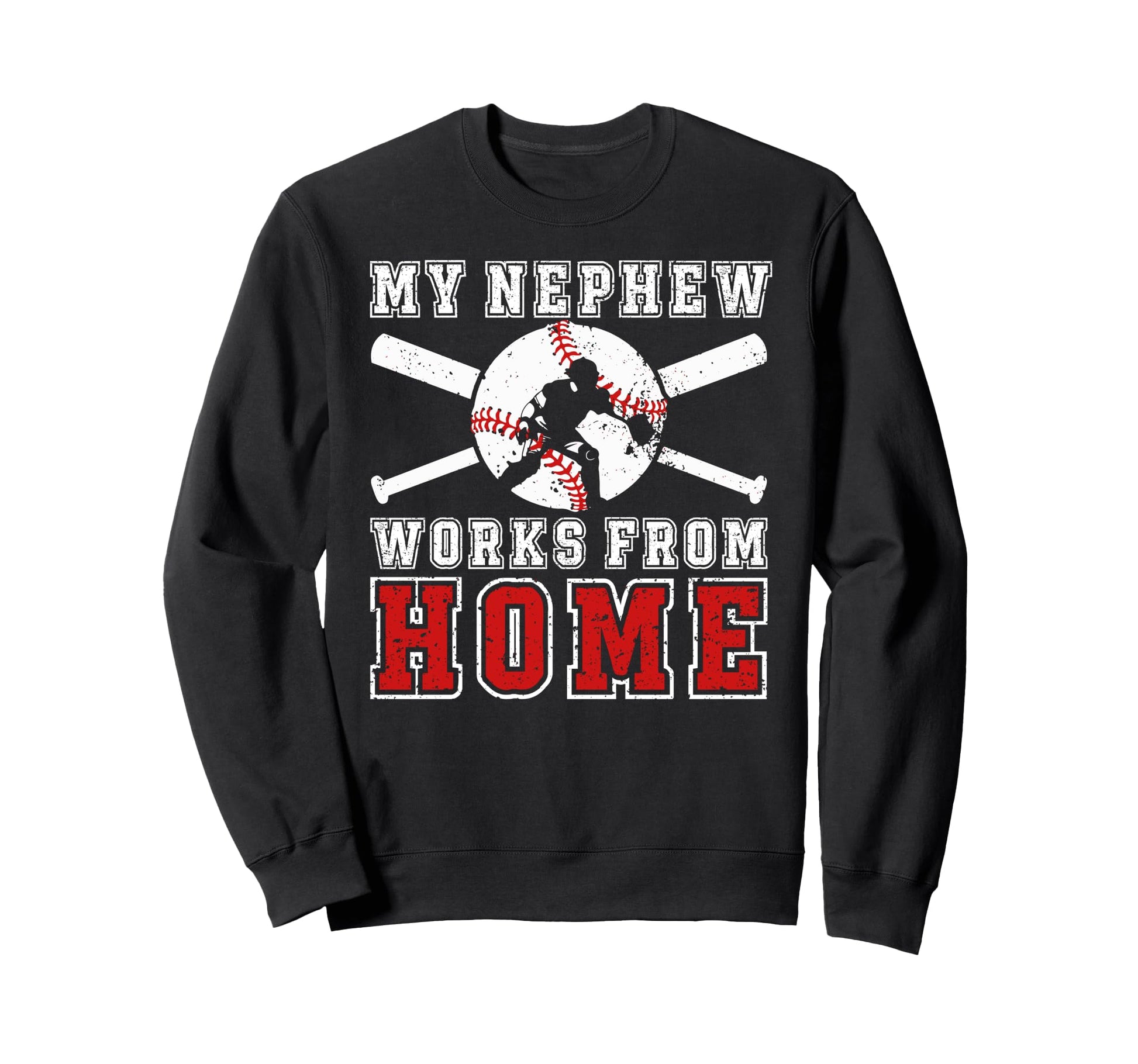 Baseball Catcher Uncle Funny Uncle Sweatshirt - Custom Art Print Men Women - T-Shirt, Sweatshirt, Hoodie