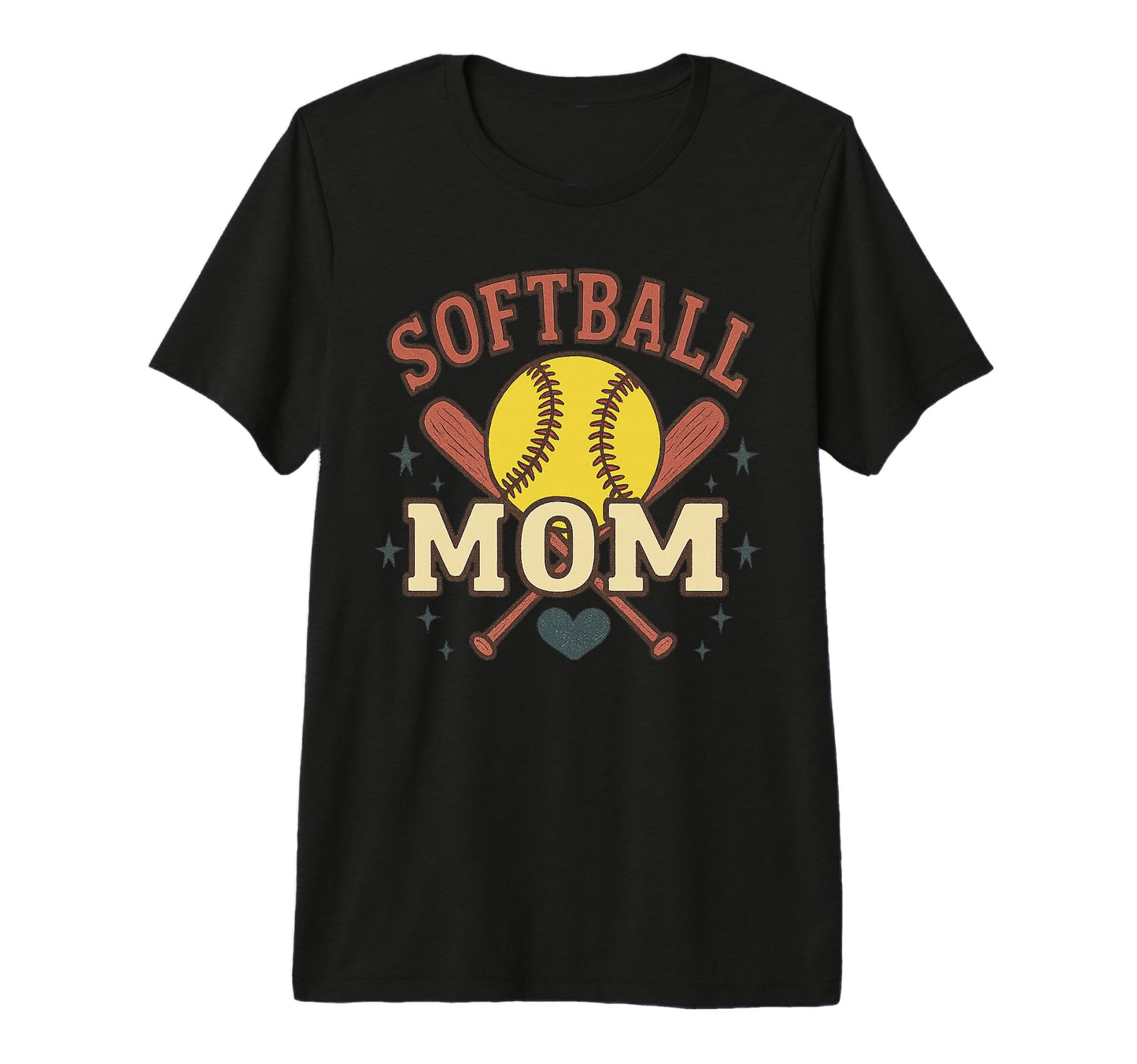 Proud Softball Mom Life Love My Player T-Shirt - Novelty Apparel Unisex - T-Shirt, Sweatshirt, Hoodie