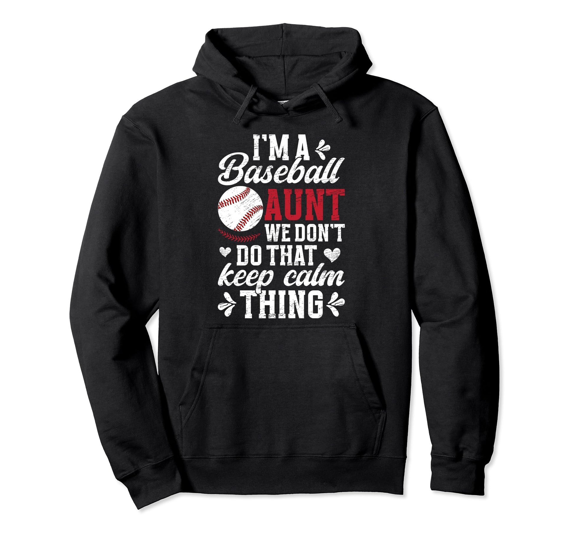 Baller Is My Nephew Baseball Aunt Hoodie - Minimalist Print Unisex - T-Shirt, Sweatshirt, Hoodie