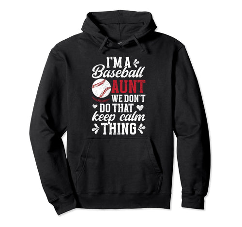 Baller Is My Nephew Baseball Aunt Hoodie - Minimalist Print Unisex - T-Shirt, Sweatshirt, Hoodie
