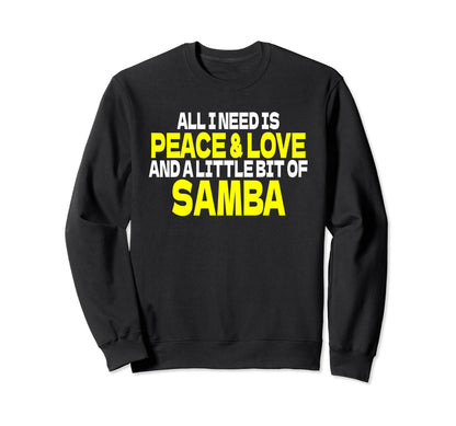 Samba Dance Partner Dance Teacher Sweatshirt - Minimalist Print Men Women - T-Shirt, Sweatshirt, Hoodie