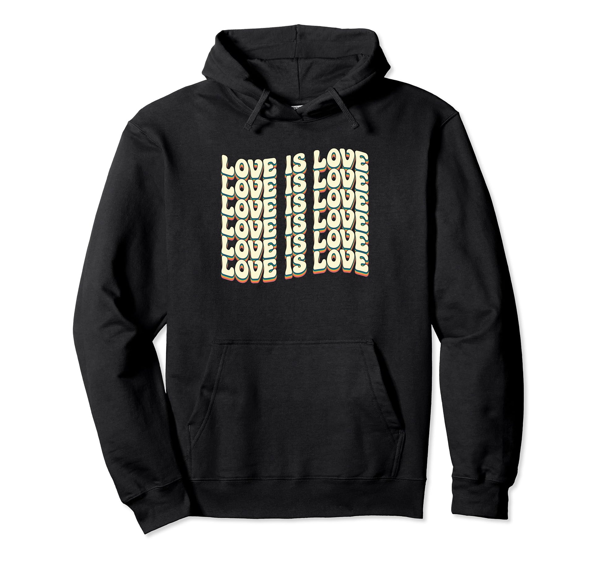 Gay Pride Month Lgbt Month Love Is Hoodie - Minimalist Print for Adults - T-Shirt, Sweatshirt, Hoodie