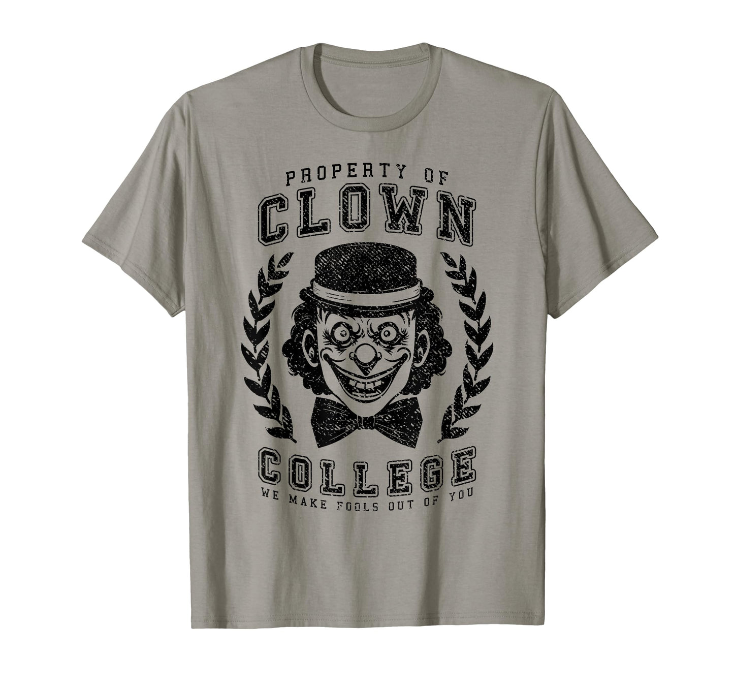 Clown College Graduate Funny Circus T-Shirt - Minimalist Print for Adults - T-Shirt, Sweatshirt, Hoodie