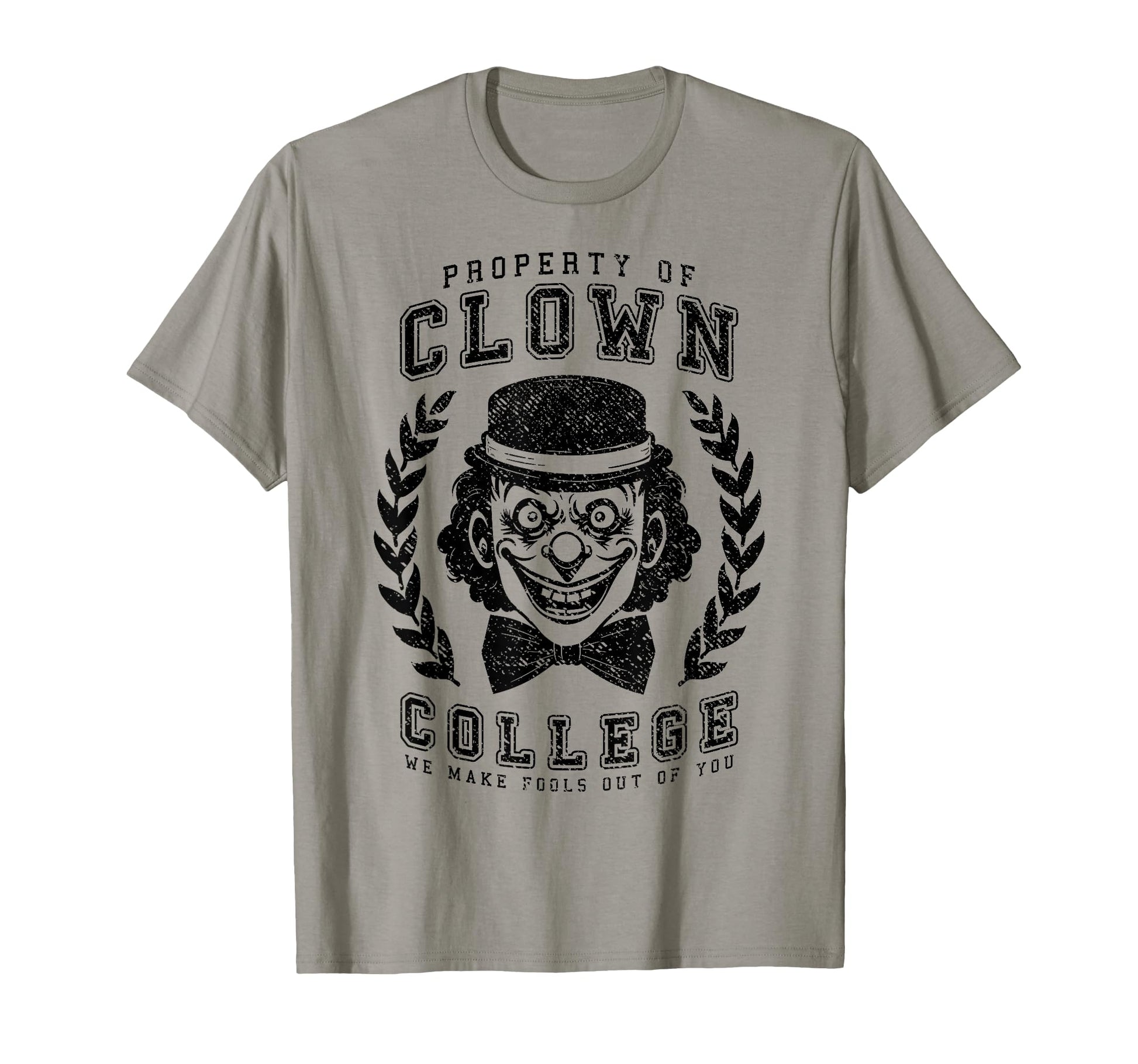 Clown College Graduate Funny Circus T-Shirt - Minimalist Print for Adults - T-Shirt, Sweatshirt, Hoodie