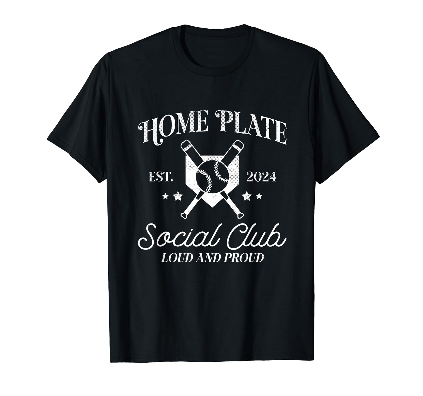 Home Plate Social Club Funny Baseball T-Shirt - Aesthetic Graphic Unisex - T-Shirt, Sweatshirt, Hoodie