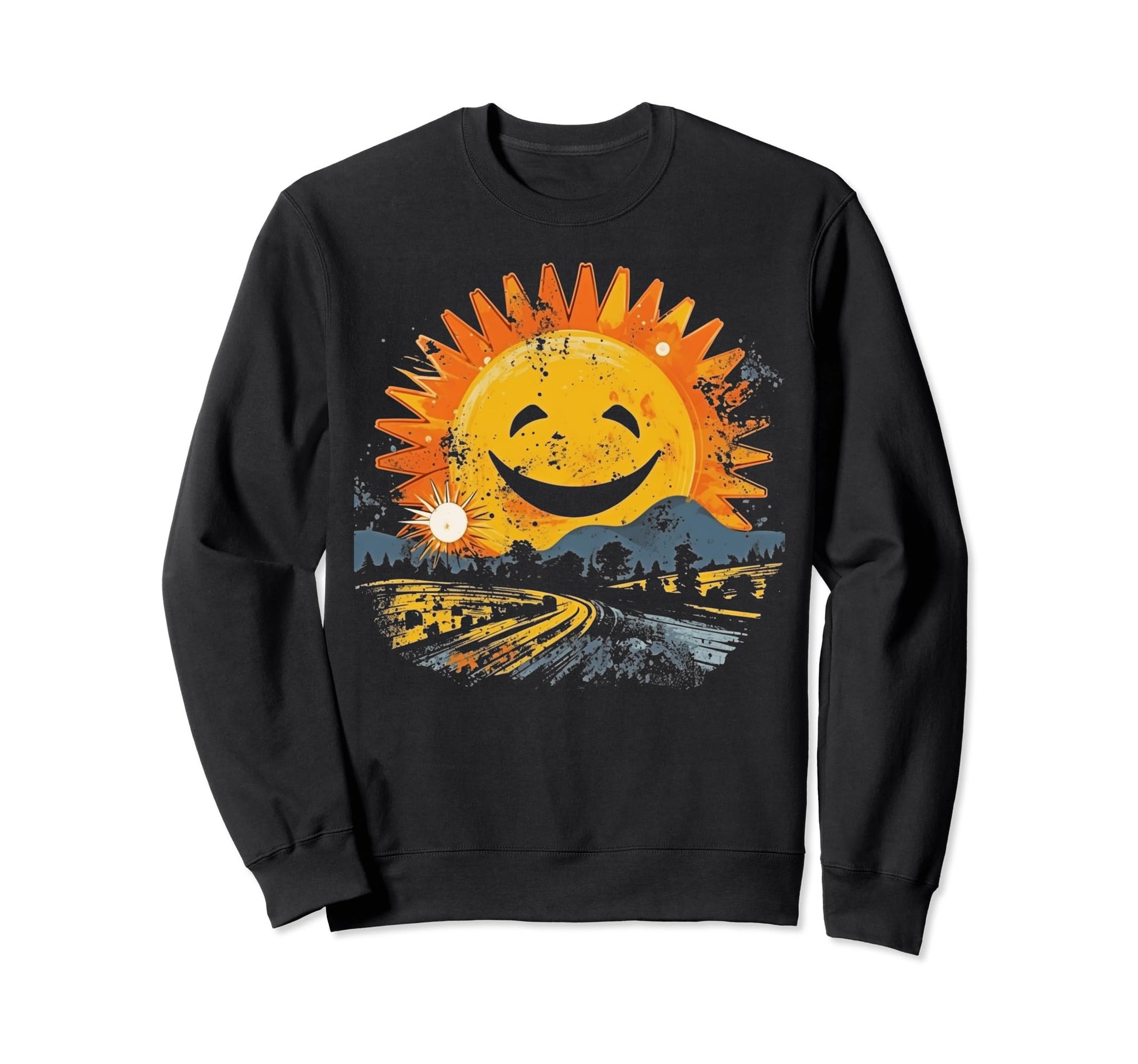 Sun Boho Groovy Sunshine Grunge 37 Sweatshirt - Unique Graphic Unisex - T-Shirt, Sweatshirt, Hoodie