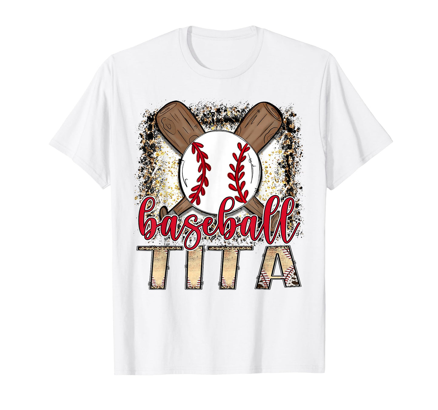 Baseball Tita Leopard Proud Ball Tita T-Shirt - Aesthetic Graphic Unisex - T-Shirt, Sweatshirt, Hoodie
