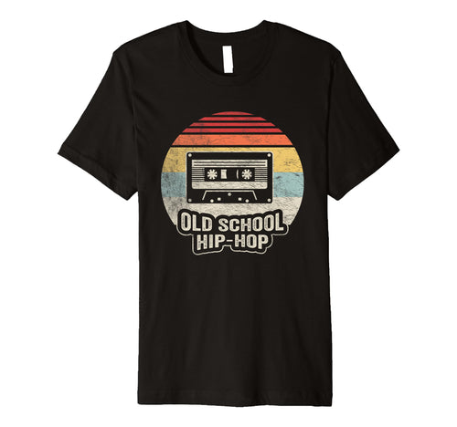 Old School Hip Hop Cassette 80S Vibes T-Shirt - Novelty Apparel for Adults - T-Shirt, Sweatshirt, Hoodie