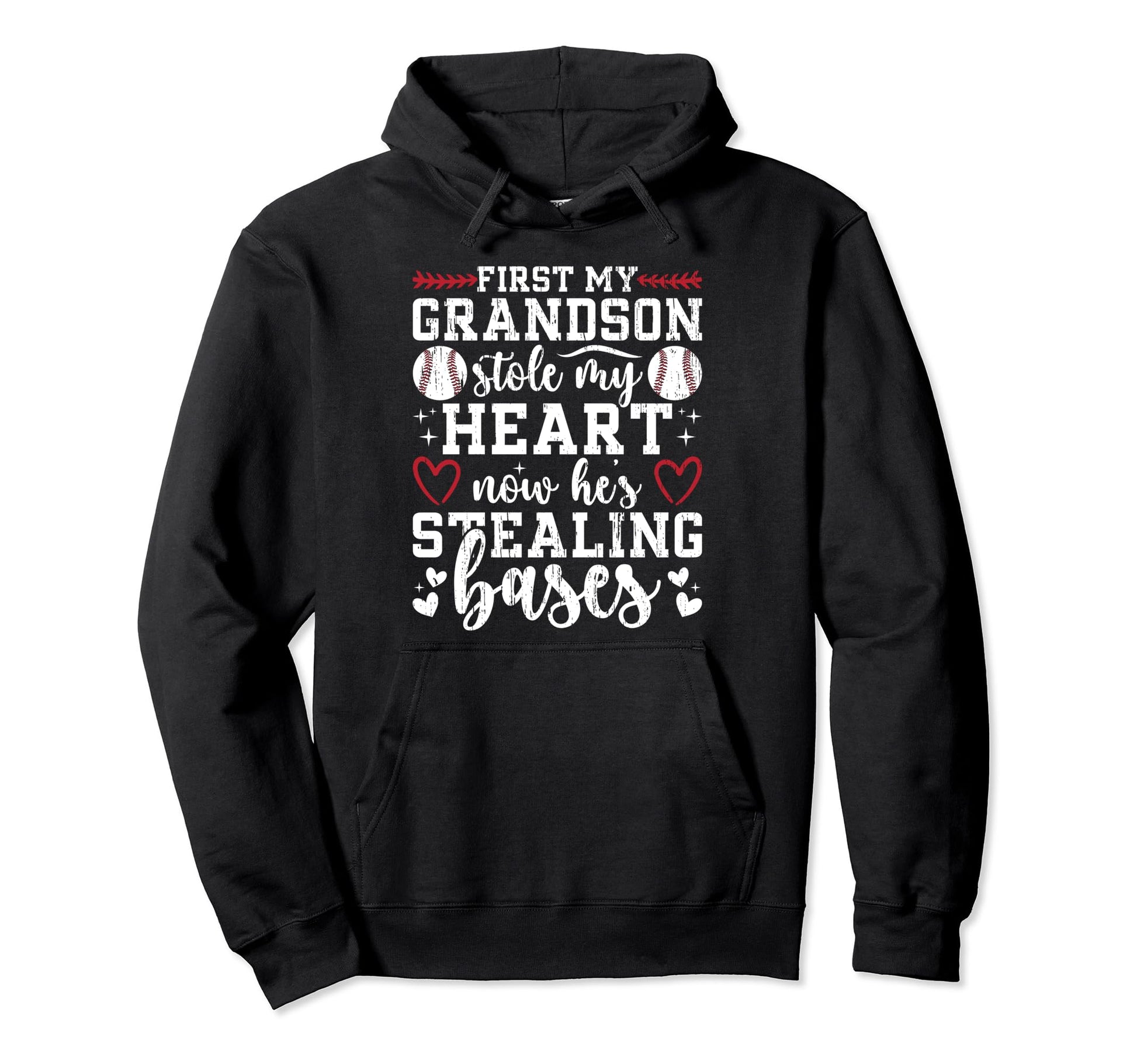Hes Stealing Bases Baseball Gigi Hoodie - Trendy Graphic for Adults - T-Shirt, Sweatshirt, Hoodie