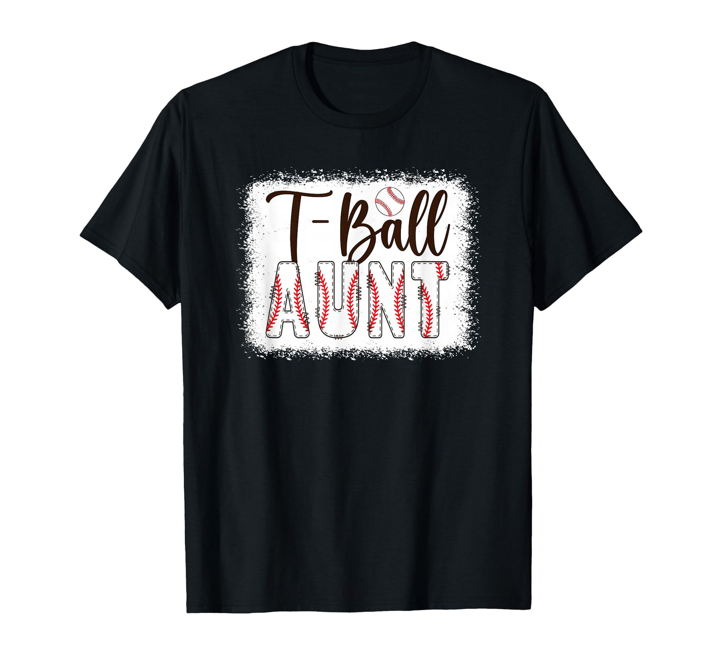 T Ball Aunt Baseball T Ball Player T-Shirt - Minimalist Print Men Women - T-Shirt, Sweatshirt, Hoodie