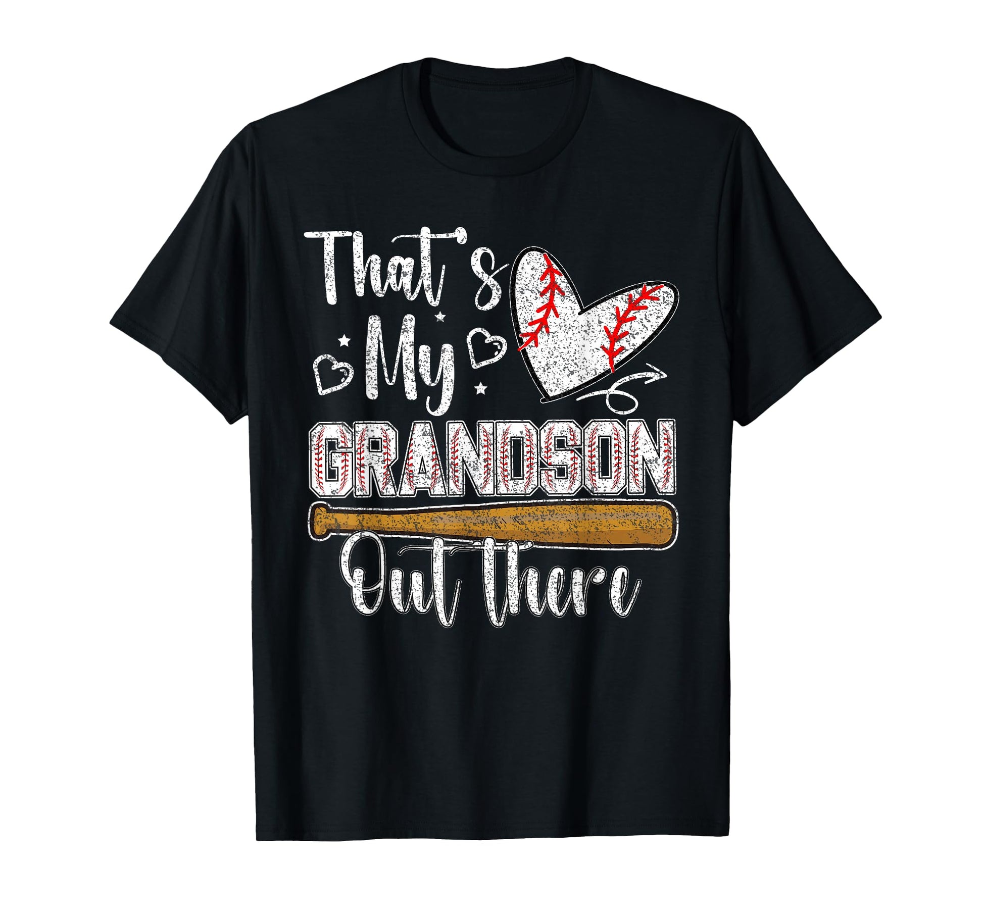 Thats My Grandson Out There Baseball T-Shirt - Minimalist Print Men Women - T-Shirt, Sweatshirt, Hoodie