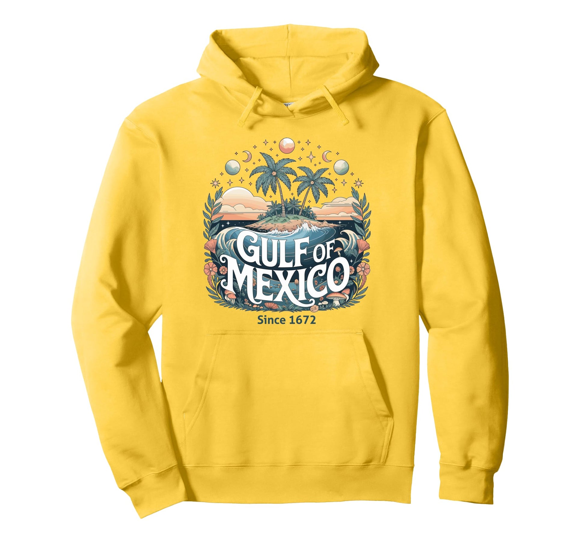 Boho Beach Sunset Gulf Mexico Hoodie - Aesthetic Graphic for Adults - T-Shirt, Sweatshirt, Hoodie