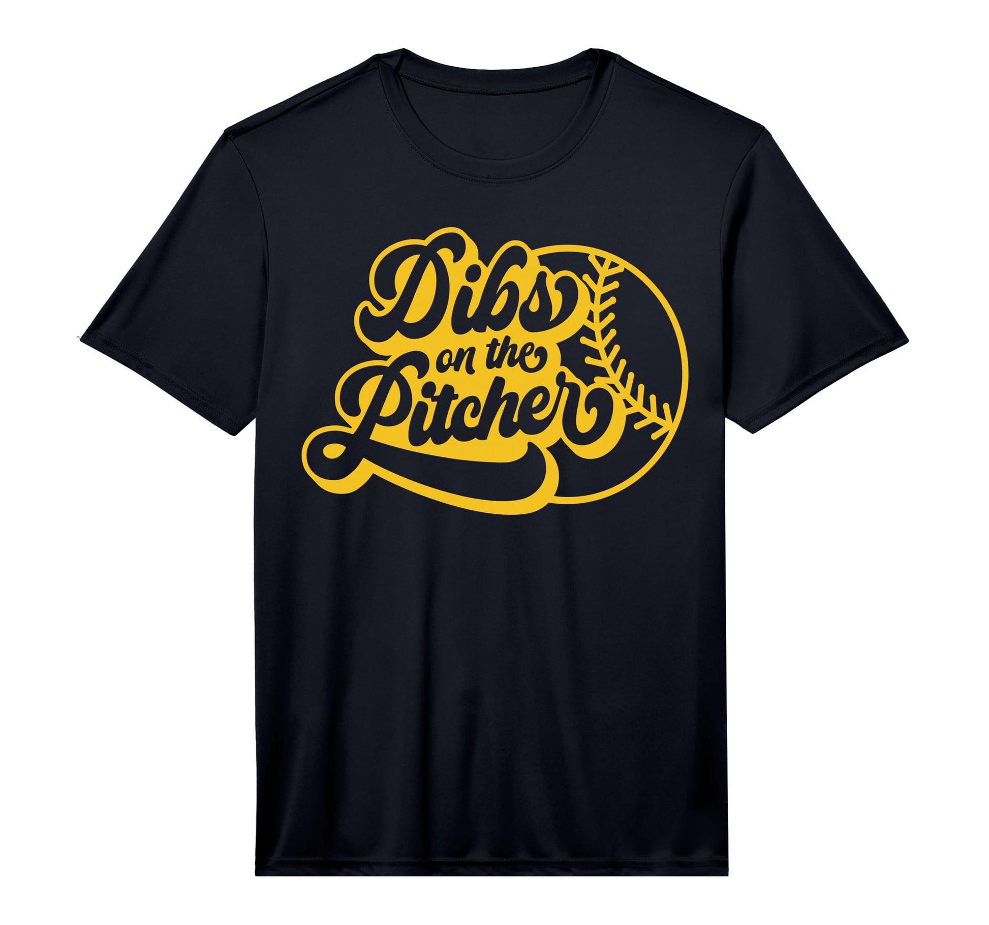 Mens Dibs Pitcher Softball Coach Funny T-Shirt - Minimalist Print Unisex - T-Shirt, Sweatshirt, Hoodie