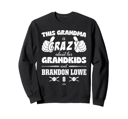 Grandma Crazy Brandon Lowe Tampa Bay Sweatshirt - Unique Graphic Men Women - T-Shirt, Sweatshirt, Hoodie