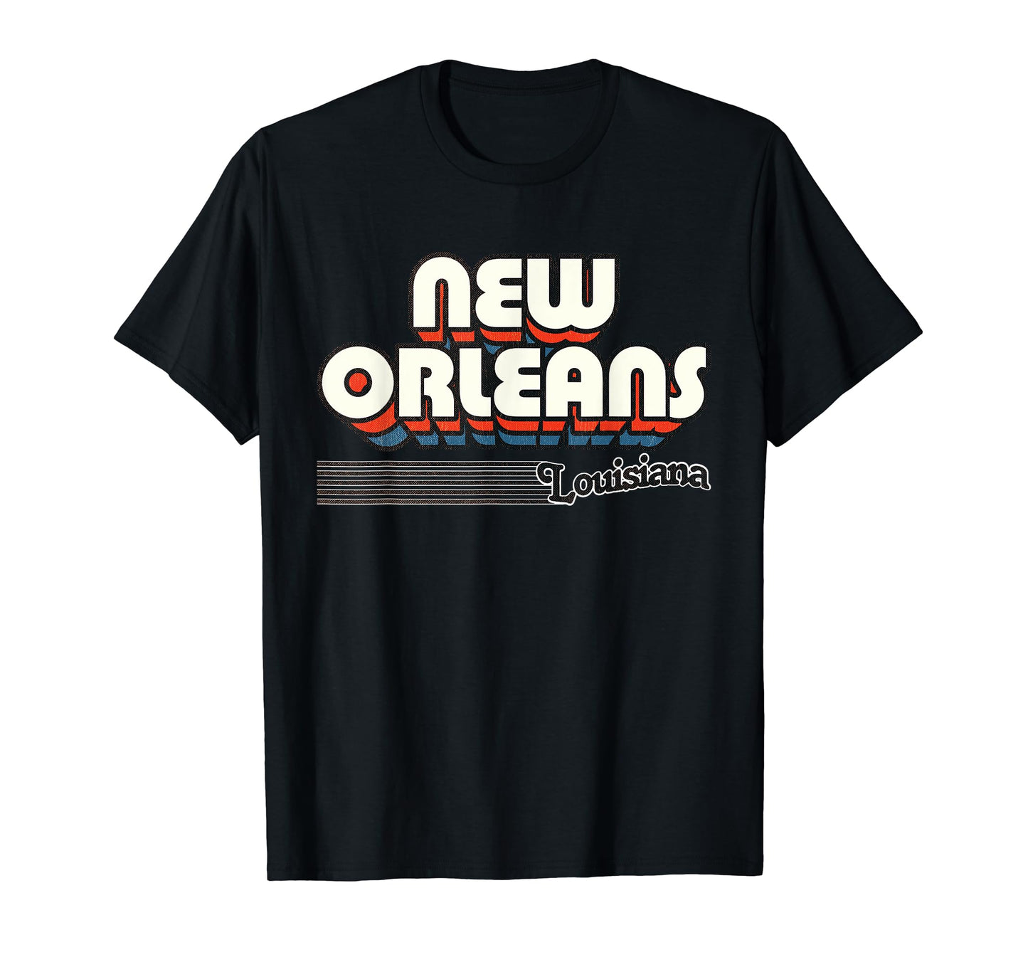 New Orleans Louisiana Stripes T-Shirt - Minimalist Print for Adults - T-Shirt, Sweatshirt, Hoodie