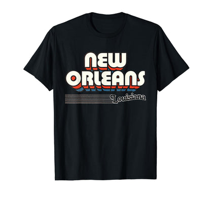 New Orleans Louisiana Stripes T-Shirt - Minimalist Print for Adults - T-Shirt, Sweatshirt, Hoodie