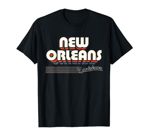 New Orleans Louisiana Stripes T-Shirt - Minimalist Print for Adults - T-Shirt, Sweatshirt, Hoodie