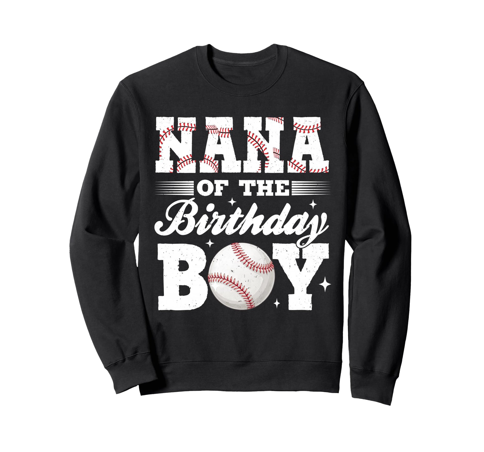 Nana Birthday Baseball Matching Sweatshirt - Minimalist Print Men Women - T-Shirt, Sweatshirt, Hoodie
