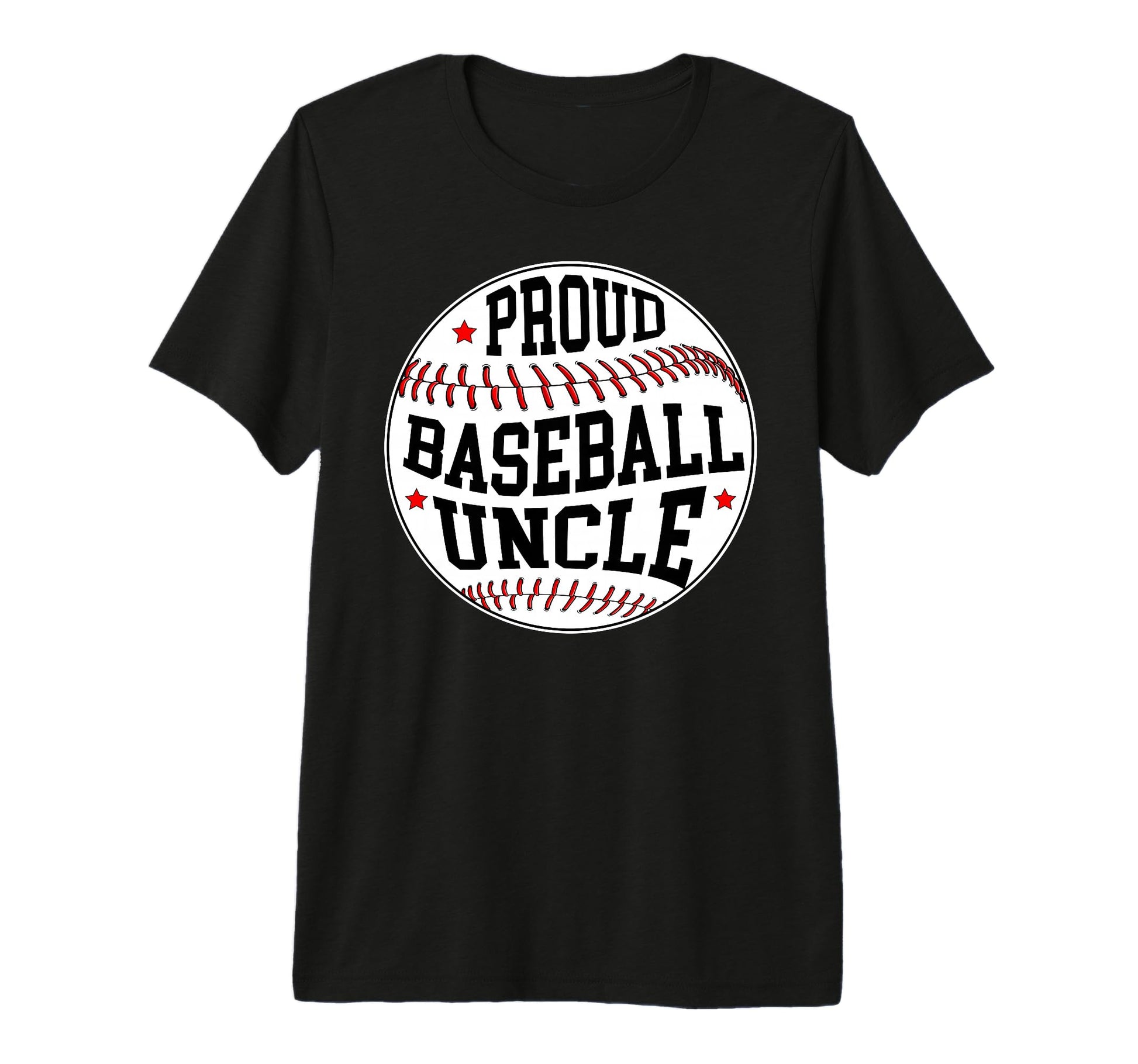Mens Proud Baseball Uncle T-Shirt - Casual Everyday Wear for Adults - T-Shirt, Sweatshirt, Hoodie