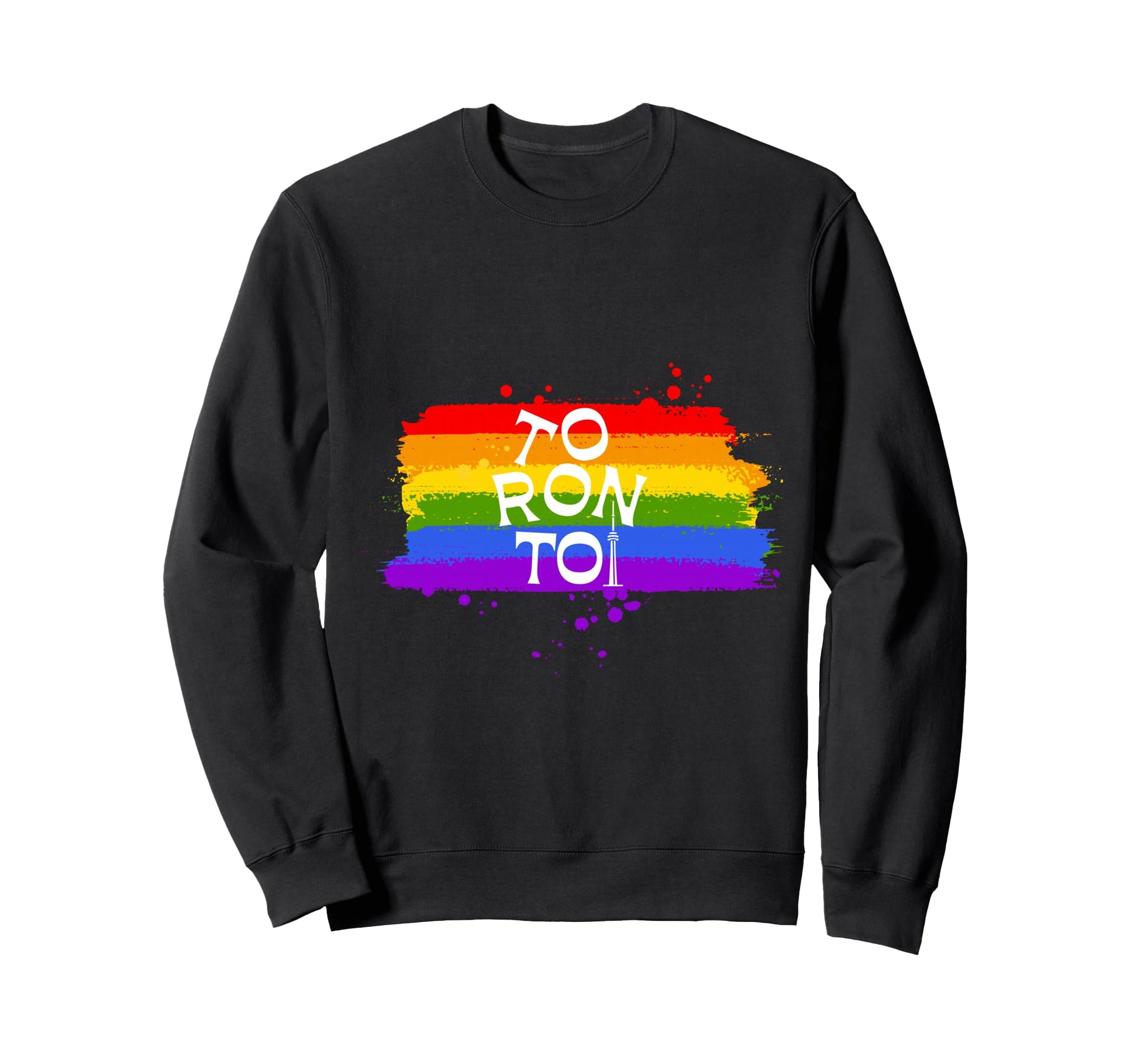 Toronto Lgbt Canada Gay Pride Month Sweatshirt - Graphic Print for Adults - T-Shirt, Sweatshirt, Hoodie