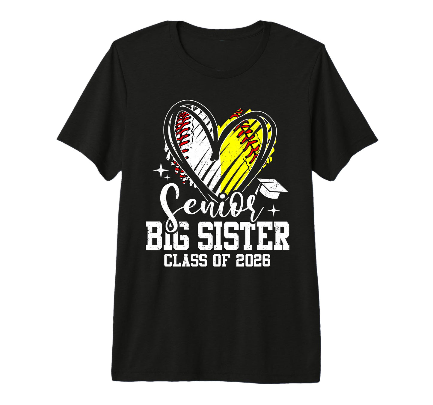 Senior Big Sister Class 2026 T-Shirt - Streetwear Style for Adults - T-Shirt, Sweatshirt, Hoodie