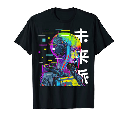 Japanese Cyber Aesthetic Cyberdelic T-Shirt - Streetwear Style Unisex - T-Shirt, Sweatshirt, Hoodie