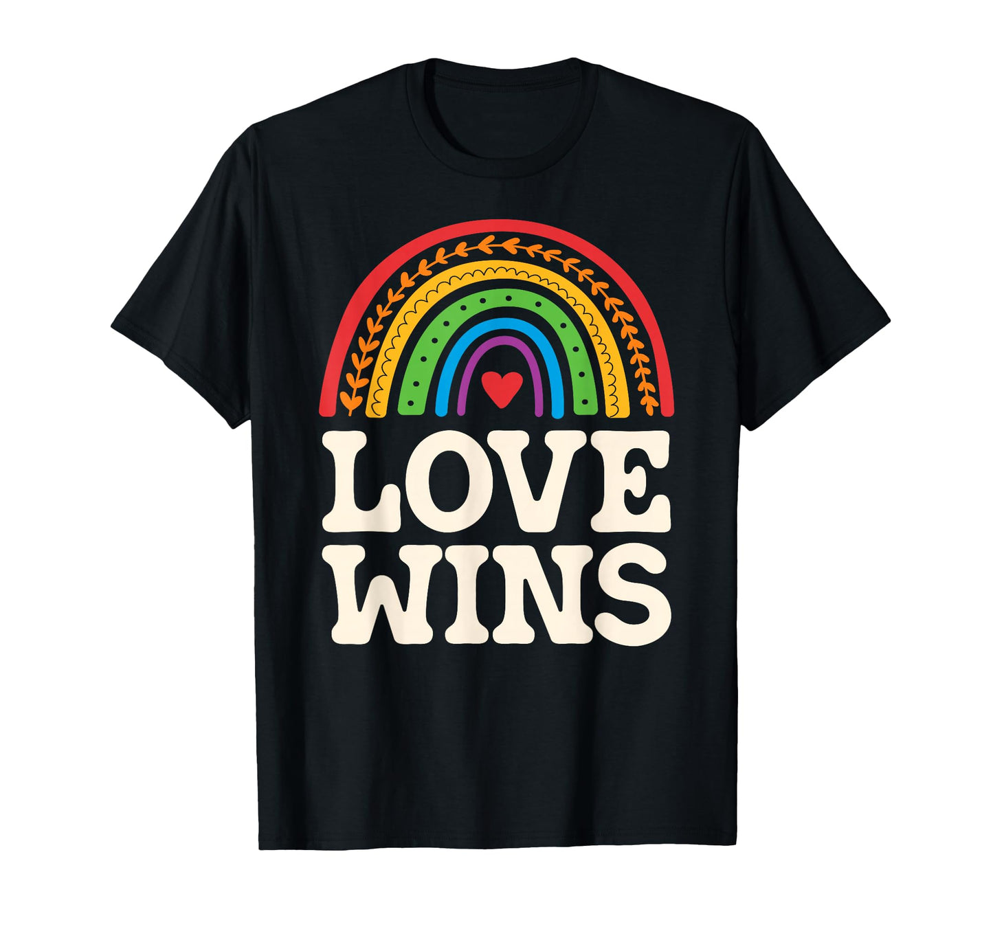 Lgbtq Love Wins Gay Pride Lgbt Ally T-Shirt - Trendy Graphic for Adults - T-Shirt, Sweatshirt, Hoodie