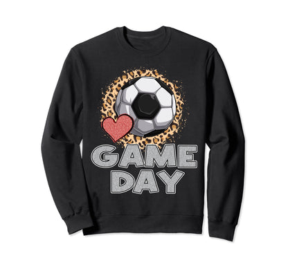 Soccer Game Day Soccer Mom Sweatshirt - Casual Everyday Wear Men Women - T-Shirt, Sweatshirt, Hoodie