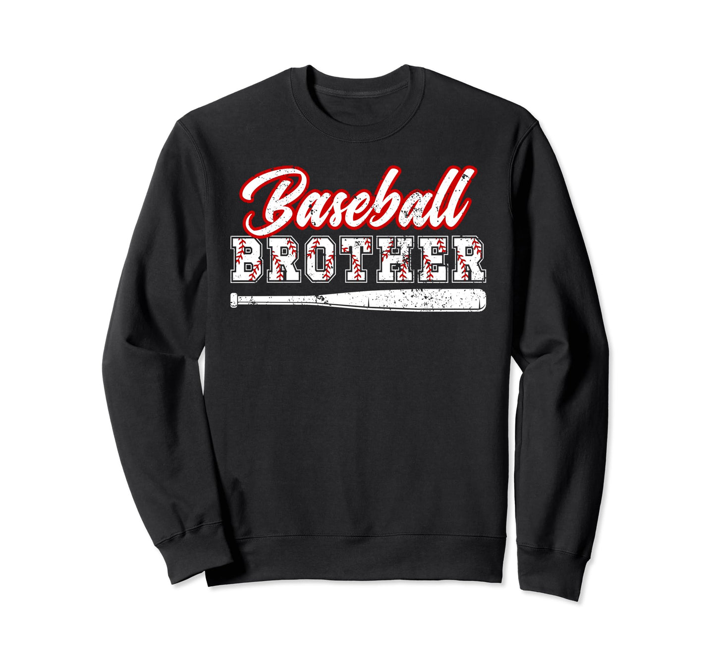 Baseball Brother Baseball Player Sweatshirt - Graphic Print Unisex - T-Shirt, Sweatshirt, Hoodie