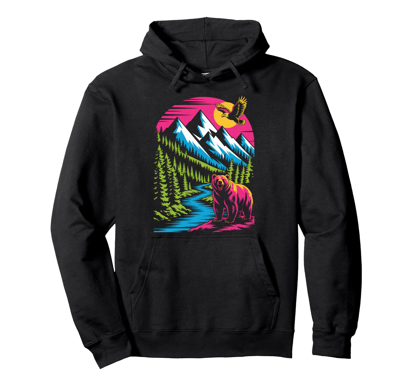 Camping Nature Lover 90S Hoodie - Casual Everyday Wear Unisex - T-Shirt, Sweatshirt, Hoodie