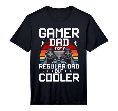 Mens Gamer Dad Like Regular Dad Video T-Shirt - Novelty Apparel for Adults - T-Shirt, Sweatshirt, Hoodie