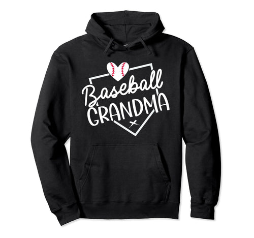Baseball Grandma Funny Baseball Hoodie - Casual Everyday Wear for Adults - T-Shirt, Sweatshirt, Hoodie